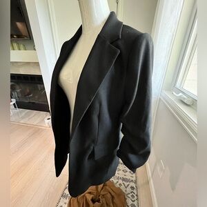 Black Blazer - Slim Fit - Three Quarter Sleeves